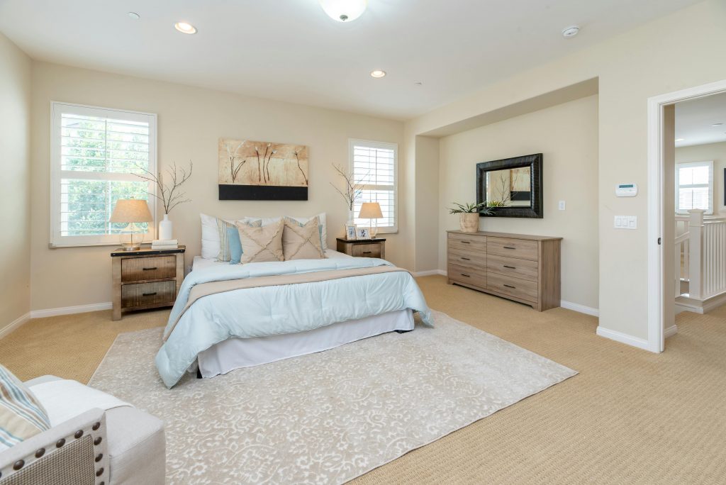 clean bedroom